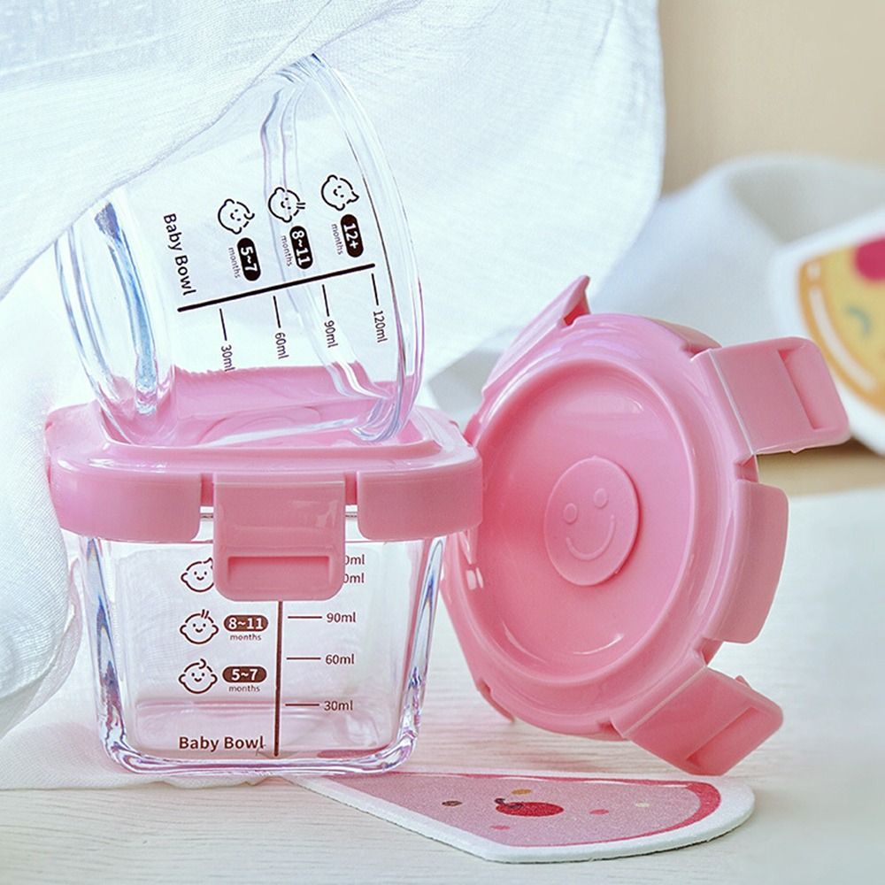 Baby Food Jars With Lids - Szklany pudełko do przechowywania żywności nowy