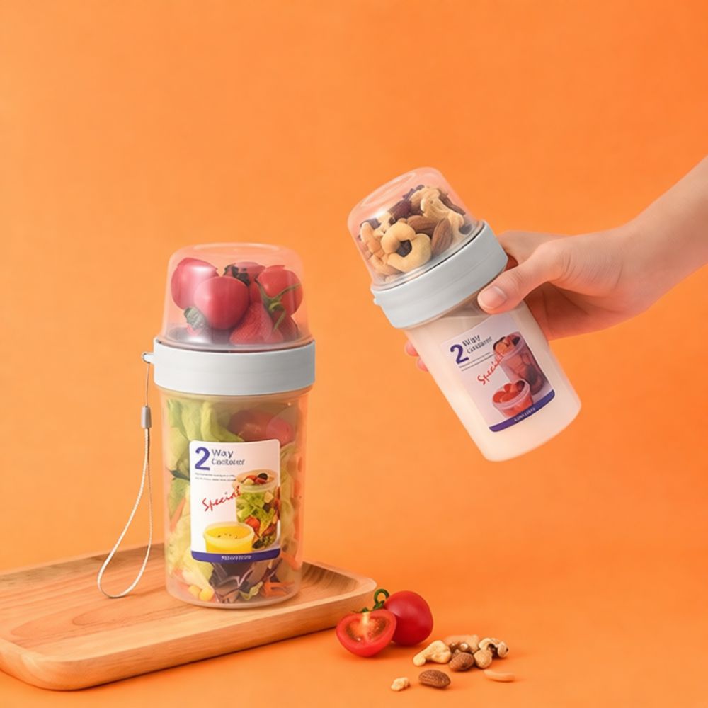 Przenośne, dwuwarstwowe pudełk – Baby Food Jars With Lids recenzja i cena